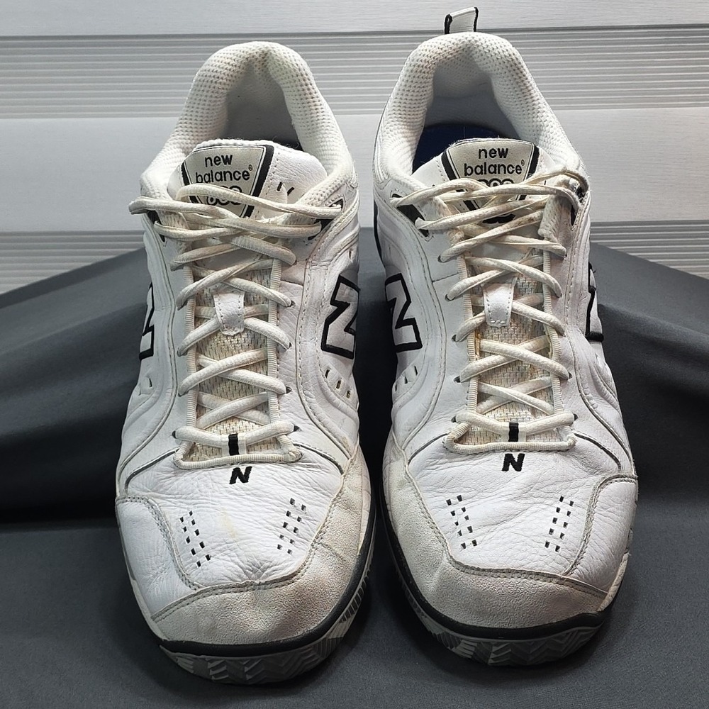 New Balance 803 White Low Mens Shoes MC803W Size 13D  Lightning Dry White Carbon - Picture 4 of 8